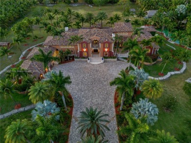 One-of-a-kind 6BD/5BA/2HB Mediterranean Redland Estate on 10 on Redland Golf and Country Club in Florida - for sale on GolfHomes.com, golf home, golf lot