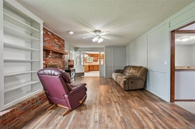 This spacious home sits on a fully fenced 0.61-acre lot and on Forest Ridge Golf Club in Oklahoma - for sale on GolfHomes.com, golf home, golf lot