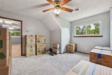 This spacious home sits on a fully fenced 0.61-acre lot and on Forest Ridge Golf Club in Oklahoma - for sale on GolfHomes.com, golf home, golf lot