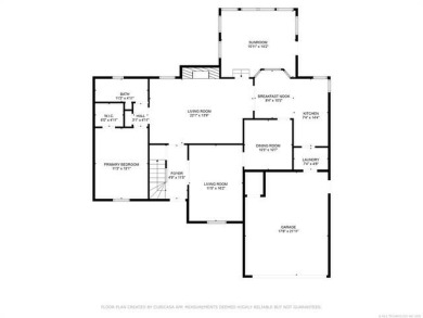 This spacious home sits on a fully fenced 0.61-acre lot and on Forest Ridge Golf Club in Oklahoma - for sale on GolfHomes.com, golf home, golf lot