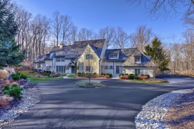 Experience refined living at this exquisite English country on Roxiticus Golf Club in New Jersey - for sale on GolfHomes.com, golf home, golf lot