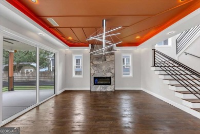 Step into flawless modern luxury at this brand-new custom-built on East Lake Golf Club in Georgia - for sale on GolfHomes.com, golf home, golf lot