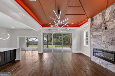 Step into flawless modern luxury at this brand-new custom-built on East Lake Golf Club in Georgia - for sale on GolfHomes.com, golf home, golf lot