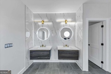 Step into flawless modern luxury at this brand-new custom-built on East Lake Golf Club in Georgia - for sale on GolfHomes.com, golf home, golf lot