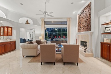 This exquisite four-bedroom home is majestically situated on the on University Park Country Club in Florida - for sale on GolfHomes.com, golf home, golf lot