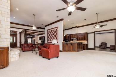 This beautiful custom home on the golf course in Hideaway Lake on Hide-A-Way Lake Golf Course in Texas - for sale on GolfHomes.com, golf home, golf lot