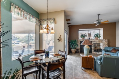 Discover the perfect retirement retreat in this 2 bed / 2 bath on Tuscany Falls At Pebble Creek in Arizona - for sale on GolfHomes.com, golf home, golf lot
