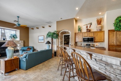 Discover the perfect retirement retreat in this 2 bed / 2 bath on Tuscany Falls At Pebble Creek in Arizona - for sale on GolfHomes.com, golf home, golf lot
