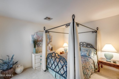 Discover the perfect retirement retreat in this 2 bed / 2 bath on Tuscany Falls At Pebble Creek in Arizona - for sale on GolfHomes.com, golf home, golf lot