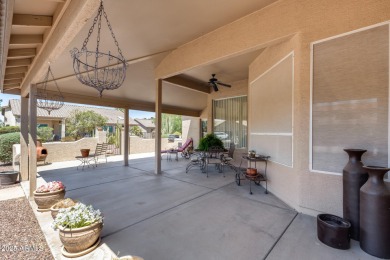 Discover the perfect retirement retreat in this 2 bed / 2 bath on Tuscany Falls At Pebble Creek in Arizona - for sale on GolfHomes.com, golf home, golf lot