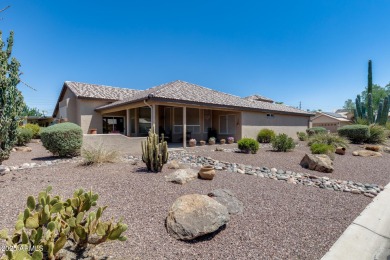 Discover the perfect retirement retreat in this 2 bed / 2 bath on Tuscany Falls At Pebble Creek in Arizona - for sale on GolfHomes.com, golf home, golf lot