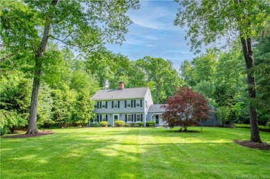 Picturesque privacy on 1.66 level acres with INGROUND HEATED on Sunset Hill Golf Club in Connecticut - for sale on GolfHomes.com, golf home, golf lot