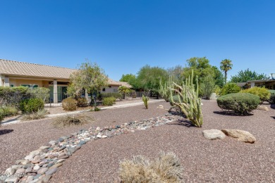 Discover the perfect retirement retreat in this 2 bed / 2 bath on Tuscany Falls At Pebble Creek in Arizona - for sale on GolfHomes.com, golf home, golf lot