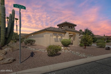 Discover the perfect retirement retreat in this 2 bed / 2 bath on Tuscany Falls At Pebble Creek in Arizona - for sale on GolfHomes.com, golf home, golf lot