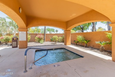 Discover the perfect retirement retreat in this 2 bed / 2 bath on Tuscany Falls At Pebble Creek in Arizona - for sale on GolfHomes.com, golf home, golf lot