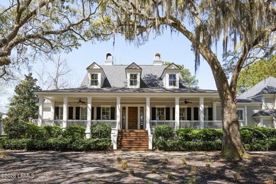 Lowcountry elegance defines this full-acre Oldfield estate on  in South Carolina - for sale on GolfHomes.com, golf home, golf lot