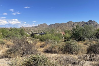 Stunning scenery awaits from this custom homesite located in the on Troon Country Club in Arizona - for sale on GolfHomes.com, golf home, golf lot