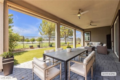 This charming one-story home sits on the golf course with views on Mountain Falls Golf Course in Nevada - for sale on GolfHomes.com, golf home, golf lot