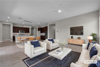 This charming one-story home sits on the golf course with views on Mountain Falls Golf Course in Nevada - for sale on GolfHomes.com, golf home, golf lot