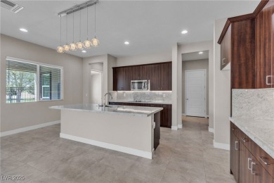 This charming one-story home sits on the golf course with views on Mountain Falls Golf Course in Nevada - for sale on GolfHomes.com, golf home, golf lot