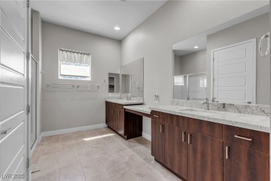 This charming one-story home sits on the golf course with views on Mountain Falls Golf Course in Nevada - for sale on GolfHomes.com, golf home, golf lot