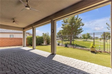 This charming one-story home sits on the golf course with views on Mountain Falls Golf Course in Nevada - for sale on GolfHomes.com, golf home, golf lot