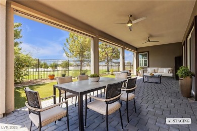 This charming one-story home sits on the golf course with views on Mountain Falls Golf Course in Nevada - for sale on GolfHomes.com, golf home, golf lot