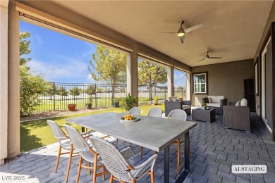 This charming one-story home sits on the golf course with views on Mountain Falls Golf Course in Nevada - for sale on GolfHomes.com, golf home, golf lot