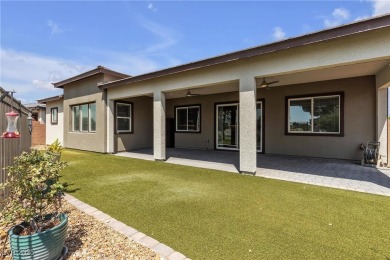 This charming one-story home sits on the golf course with views on Mountain Falls Golf Course in Nevada - for sale on GolfHomes.com, golf home, golf lot