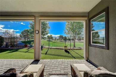 This charming one-story home sits on the golf course with views on Mountain Falls Golf Course in Nevada - for sale on GolfHomes.com, golf home, golf lot