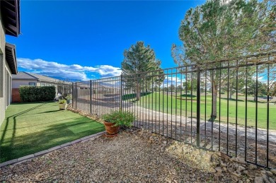 This charming one-story home sits on the golf course with views on Mountain Falls Golf Course in Nevada - for sale on GolfHomes.com, golf home, golf lot