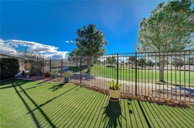 This charming one-story home sits on the golf course with views on Mountain Falls Golf Course in Nevada - for sale on GolfHomes.com, golf home, golf lot
