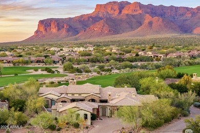 Once in a great while, an exceptional residence becomes on Superstition Mountain Club - Lost Gold in Arizona - for sale on GolfHomes.com, golf home, golf lot