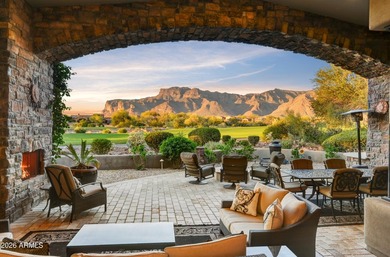 Once in a great while, an exceptional residence becomes on Superstition Mountain Club - Lost Gold in Arizona - for sale on GolfHomes.com, golf home, golf lot