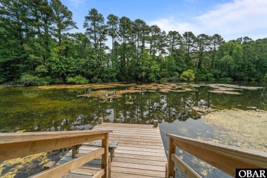 Pondfront Living in Southern Shores - A Private Waterfront on Duck Woods Country Club in North Carolina - for sale on GolfHomes.com, golf home, golf lot