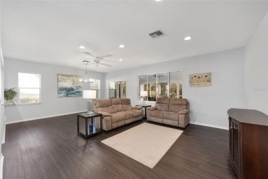 This stunning Coral Gables model was remodeled in 2021-2022 on Eagle Ridge At Spruce Creek Country Club in Florida - for sale on GolfHomes.com, golf home, golf lot