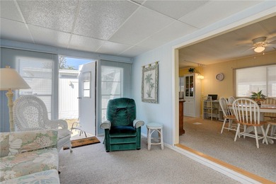 Cute and cozy fully furnished home offering relaxed on Barefoot Bay Golf Course in Florida - for sale on GolfHomes.com, golf home, golf lot