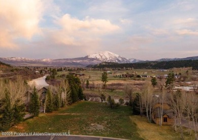 Aspen Glen Riverfront DUPLEX Lot with Mt. Sopris Views.  Prime on Aspen Glen Club in Colorado - for sale on GolfHomes.com, golf home, golf lot