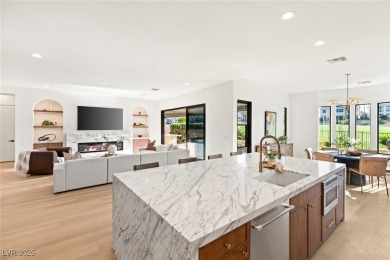 Perched on an elevated lot with panoramic golf and Red Rock on Red Rock Country Club in Nevada - for sale on GolfHomes.com, golf home, golf lot