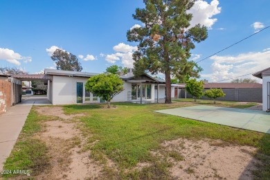 HUGE POTENTIAL W/ 2 EXTERNAL WORKSHOPS AND A FOURTH ROOM PERFECT on Encanto 18 Golf Course in Arizona - for sale on GolfHomes.com, golf home, golf lot