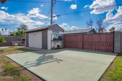 HUGE POTENTIAL W/ 2 EXTERNAL WORKSHOPS AND A FOURTH ROOM PERFECT on Encanto 18 Golf Course in Arizona - for sale on GolfHomes.com, golf home, golf lot