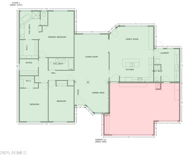 This move in ready home is situated on a Premium Golf Course Lot on Sunland Springs Golf Course  in Arizona - for sale on GolfHomes.com, golf home, golf lot