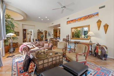 Warm and inviting, this single-level Columbia townhome is on The Country Club At DC Ranch in Arizona - for sale on GolfHomes.com, golf home, golf lot