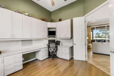 Schedule a private showing to tour this 4-bedroom, 4-bath pool on Laurel Oak Country Club in Florida - for sale on GolfHomes.com, golf home, golf lot