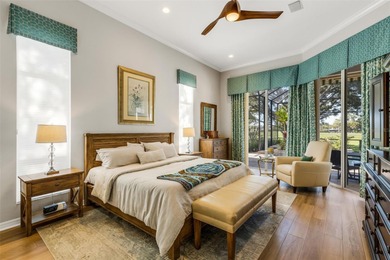 Schedule a private showing to tour this 4-bedroom, 4-bath pool on Laurel Oak Country Club in Florida - for sale on GolfHomes.com, golf home, golf lot