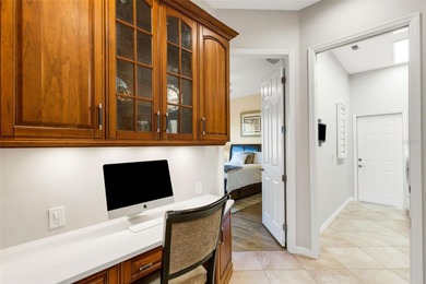 Schedule a private showing to tour this 4-bedroom, 4-bath pool on Laurel Oak Country Club in Florida - for sale on GolfHomes.com, golf home, golf lot