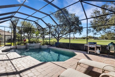 Schedule a private showing to tour this 4-bedroom, 4-bath pool on Laurel Oak Country Club in Florida - for sale on GolfHomes.com, golf home, golf lot