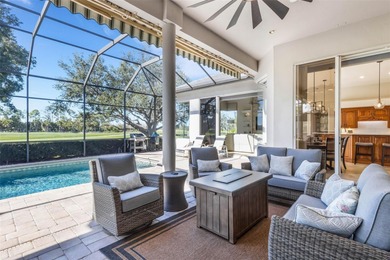 Schedule a private showing to tour this 4-bedroom, 4-bath pool on Laurel Oak Country Club in Florida - for sale on GolfHomes.com, golf home, golf lot