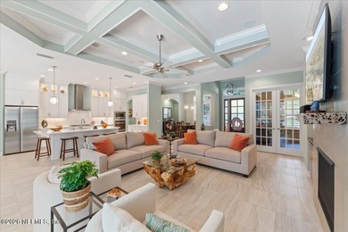 Stunning Riverside Coastal elevation home by Dostie Homes on The Palencia Club in Florida - for sale on GolfHomes.com, golf home, golf lot