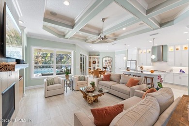 Stunning Riverside Coastal elevation home by Dostie Homes on The Palencia Club in Florida - for sale on GolfHomes.com, golf home, golf lot